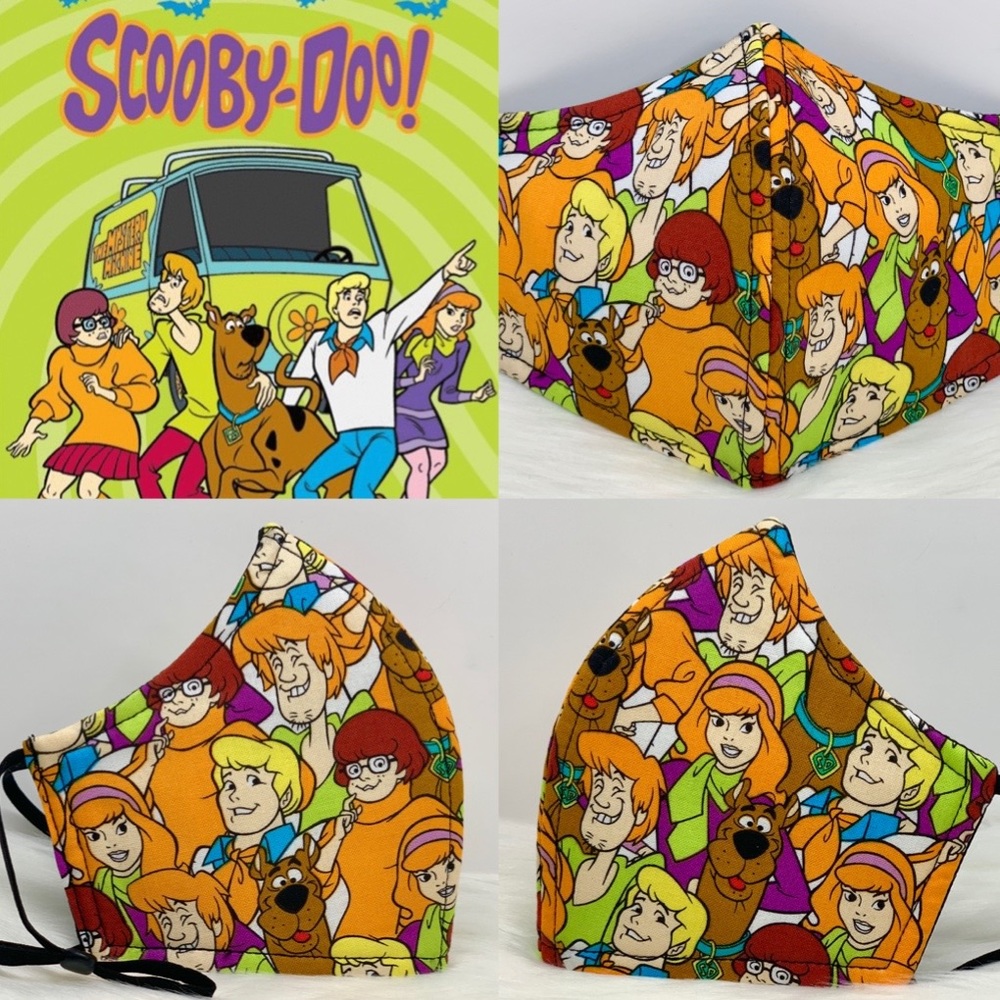 Scooby Doo and Friends designer adult face mask